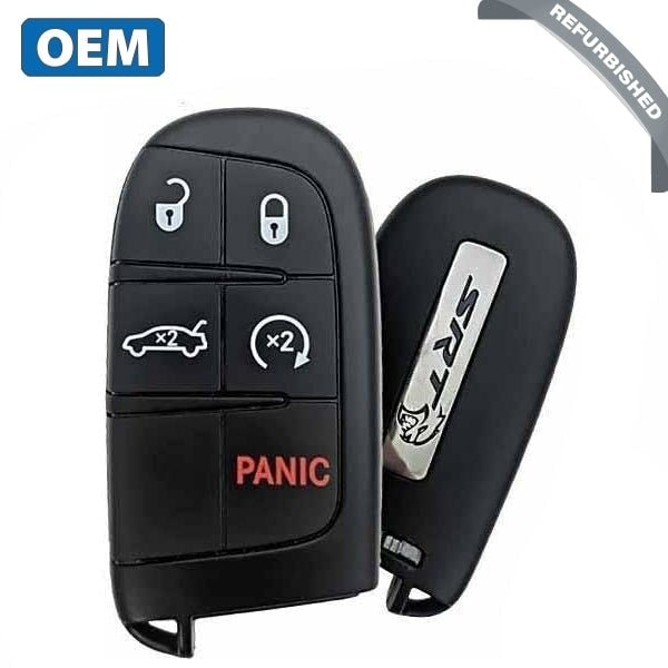 Dodge OEMREF 2019 CHARGER / CHALLENGER SRT 5B SMART KEY - PN 68394195AA - BLACK / SILVER LOGO W CAT RSK-ULK378 - main